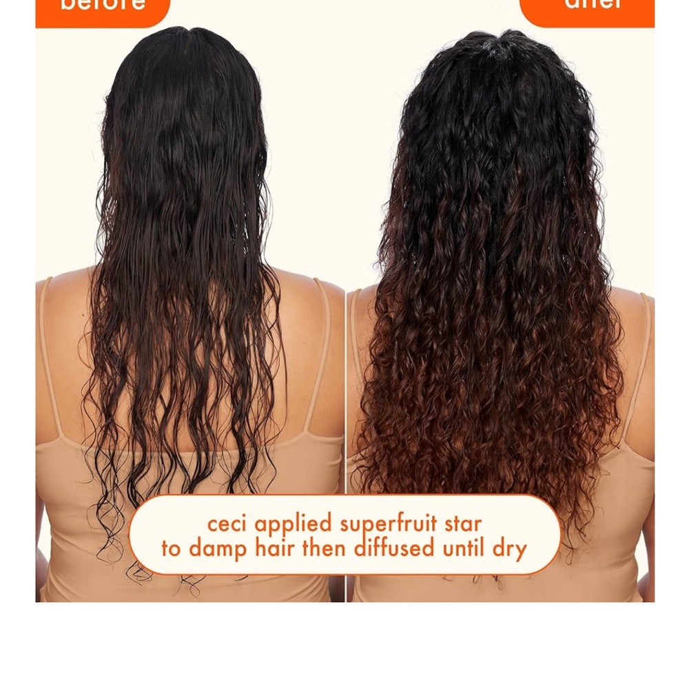 Amika Superfruit Star Hair Oil in Vibrant Pink and Orange - Picture 4 of 10